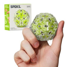 Speks Geode Sphere Magnetic Fidget Toy For Adults Quiet Adult Sensory Toy For Stress Relief & Anxiety, Office Desk Adhd Tool, Stocking Stuffer & Top Gadget Gift Idea Peridot, 12-Piece Set