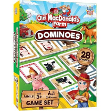 Masterpieces Kids Games - Old Macdonald'S Farm Picture Dominoes - Game For Kids And Family