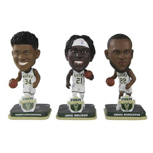 Milwaukee Bucks Bucks NBA championship Mini Bobble 3 Pack