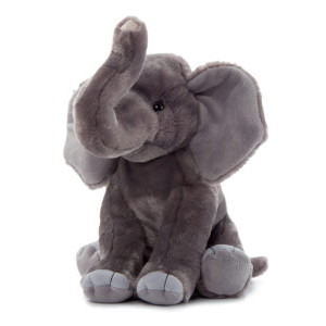 The Petting Zoo African Elephant Stuffed Animal Plushie Gifts For Kids Wild Onez Safari Animals Elephant Plush Toy 12 Inches