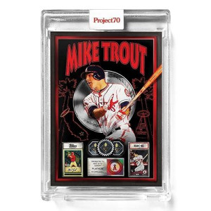 Topps Project70 Card 410 | 2011 Mike Trout By Dj Skee