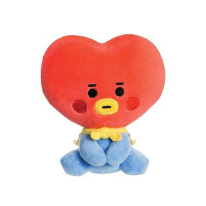 Aurora, 61481, Bt21 Official Merchandise, Baby Tata Sitting Doll 5In, Soft Toy, Blue And Red, Blue & Red