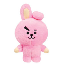 Aurora: Bt21 Cooky Plush Toy - Bt21 Original Puluche Doll - 17 Cm - Bt21 Official Merchandise, Pink