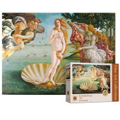 Antelope - 1000 Piece Puzzle For Adults, Birth Of Venus Jigsaw Puzzles 1000 Pieces, Sandro Botticelli Officially Licensed, High Resolution, Matte Finish, Smooth Edging, No Dust