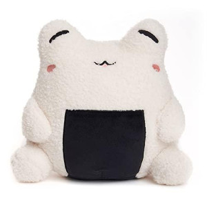 Cuddle Barn Plushgoals - Riceball Wawa Super Soft Cute Kawaii Froggie Dressed As Food Collectible Stuffed Animal Plush Toy, 9 Inches