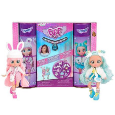 Cry Babies Bff Coney & Sydney 2 Pack Fashion Doll With 20+ Surprises Including Outfit And Accessories For Fashion Toy, Girls And Boys Ages 4 And Up, 7.8 Inch Doll, Multicolor