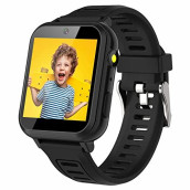Cosjoype Kids Game Smart Watch For Kids With 24 Puzzle Games Hd Touch Screen Camera Video Music Player Pedometer Alarm Clock Flashlight 12/24 Hr Kids Watches Gift For 4-12 Year Old Boys Toys For Kids