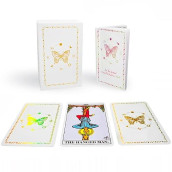 Spiritdust Tarot Cards Deck - 78 Original Tarot Deck For Beginners With Guide Book - Holographic Tarot Deck & Portable Tarot Box(Gold/White)