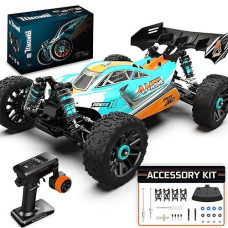 Amoril 1:14 Fast Rc Cars For Adults,Max 70+Kmh Hobby Remote Control Car,4X4 Monster Truck Racing Buggy,Electric Vehicle Toy Gift For Kids With Oil Shocks,Metal Parts