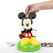 Jay Franco Disney Mickey Mouse Ceramic Coin Bank - Kids D