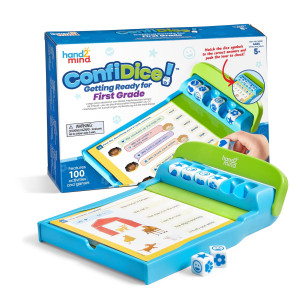 Hand2Mind Confidice Getting Ready For First Grade, First Grade Prep, Learning Games For First Grade, Toddler Learning, Math And Reading Games, First Grade Workbook (100 Activities And Games)