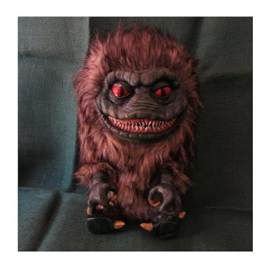 Sanyisan Critters Prop Doll, Space Crite Plush Doll From Movie Critters Collection, Creepy Doll Fugglers Funny Ugly Monsters Gifts For Children (B- Brown), 25Cm