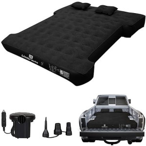 Umbrauto Truck Bed Air Mattress For 5.5-5.8Ft Full Size Short Truck Beds Inflatable Air Mattress For Outdoor With Pump & Carry Bag
