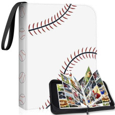 Milikero Baseball Card Binder With Sleeves, 720 Pockets Baseball Card Holder, Trading Card Binder For Baseball Cards, Football Cards, Sport Cards