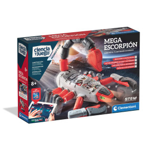 Clementoni - Mega Scorpion Science And Educational Robot Game, Multicoloured, One Size (55433)