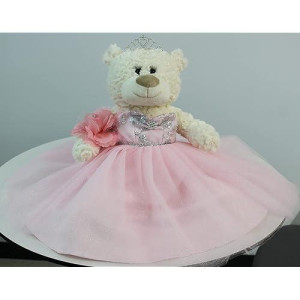 Kinnex Collections By Amanda 20'' Quince Anos Quinceanera Last Doll Teddy Bear With Dress (Centerpiece) B16631-3 (Pink1)