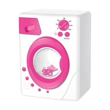 Misco Toys Kids Pretend Play Washing Machine Toy Playset, Children Toy Wash Machine Appliance Set For Toddlers, Real Life Lights And Sounds, Great Gift Ages 3+ (Pink)