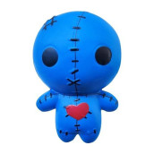 Funnysquee Cute Ghost Squishies Toy Horror Voodoo Dolls Stress Relief Slow Rising Soft Squeeze Toys For Kids Halloween Christmas Thanksgiving Gift Collection (Blue)