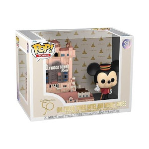 Funko Pop! Town: Walt Disney World 50Th Anniversary - Tower Of Terror With Mickey