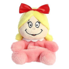 Aurora� Whimsical Dr. Seuss� Cindy-Lou Who Palm Pals� Stuffed Animal - Magical Storytelling - Literary Inspiration - Pink 5 Inches