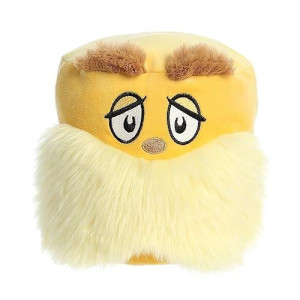 Aurora Whimsical Dr. Seuss Lorax Mallow Stuffed Animal - Magical Storytelling - Literary Inspiration - Yellow 6.5 Inches