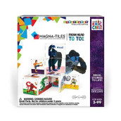 Createon Magna-Tiles From Head To Toe Eric Carle (The Very Hungry Caterpillar) Set, Eric Carle Books For Kids? Building Toys, Educational Magnetic Tiles Toys For Ages 3+, 16 Pieces
