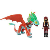 Dreamworks Dragons Adventure Set, Alex And Feathers Figures, The Nine Realms, Kids Toys For Age 4 And Up