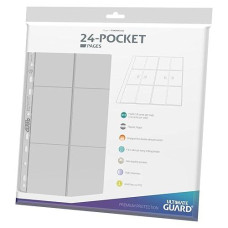 Ultimate Guard 24-Pocket Quadrow Side-Loading Pages (10) - Transparent
