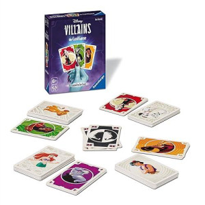 Ravensburger Disney Villains - Engaging Card Game Illustrated Cards | Fun For All Family | Ideal Gift For Disney Enthusiasts | Suitable For Kids & Adults Of Age 8 And Up