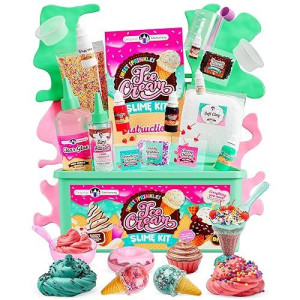 Original Stationery Sweet Sprinkles Ice Cream Slime Kit For Girls, Yummy Slime Making Kit To Create Sundae Slime For Girls & More, Fun Birthday Gift