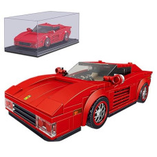 Mould King Speed Championship Testaross Car Building Toys With Display Case, 27012 Collectible Car Building Blocks, Racing Car Building Kit, Sports Car Building Sets For Adults Kids 8+(316 Pieces)
