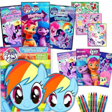 Bendon My Little Pony Coloring Book And Activity Play Packs Set
