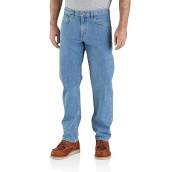 Carhartt Men'S Relaxed Fit 5-Pocket Jean, Cove, 36W X 36L