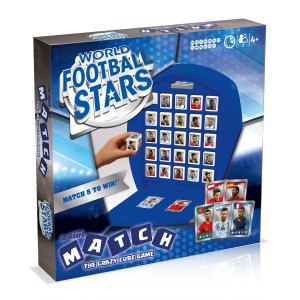 Top Trumps Match Game World Football Stars - Family Board Games For Kids And Adults - Matching Game And Memory Game - Fun Two Player Kids Games - Memories And Learning, Board Games For Kids 4 And Up