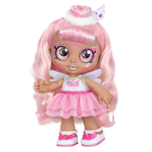 Kindi Kids 50244 Dress Angelina Wings Angel Toddler Face Paint Reveal. 1 Doll With Magic Sponge. Big Glittery Eyes, Changeable Clothes And Removable Shoes