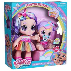 Kindi Kids Rainbow Kate And Cutie Cake Scented Sisters
