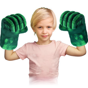 Toydaze Superhero Hands For Kids Parent-Child Interactive Toy Hands Children'S Plush Superhero Toys Great For Superhero Birthday Party Supplies Gifts