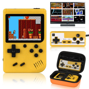 Retro Handheld game console - Vaomon Handheld game console come with Protective Shell, 400+ classical Fc games, gameboy console Support connecting TV & 2 Players, Ideal gift for Kids & Lovers