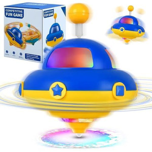 Light Up Spining Top Toy For Kids, Sensory Toys For Autistic Children, Fidget Toys With Colorful Led Lights, Birthday Party Favors Gift For Boys & Girls Ages 3 4 5 6 7 8 9 10