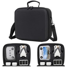 Ponyrc Mini 3/ Mini 3 Pro Carrying Case Portable Travel Shoulder Bag For Dji Mini 3/ Mini 3 Pro Compatible With Dji Rc/Rc-N1 Remote Controller, Battery, Charging Hub And Other Drone Accessories