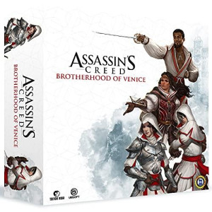 Synapses Games Assassin?S Creed?: Brotherhood Of Venice - Miniatures Story Driven Board Game, 30 To 90 Minute Play Time, 1 To 4 Players, For Ages 14 And Up