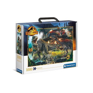 Clementoni 39699 Jurassic World 3 Dominion 1000 Pieces, Jigsaw Puzzle For Adults-Made In Italy