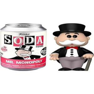 Funko Vinyl Soda: Monopoly - Uncle Pennybags - Mr. Monopoly - Green Chase - (Styles May Vary) - Collectable Vinyl Figure - Gift Idea - Official Merchandise - Toys For Kids & Adults