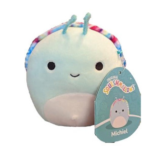 Squishmallow Official Kellytoy 5 Inch Soft Plush Squishy Toy Animals (Michiel The Snail)