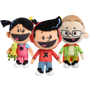 Mighty Mojo Xavier Riddle And The Secret Museum - Xavier Riddle Plush Bundle - Super Soft Cuddly Plush Dolls - Pbs Show - Gift For Kids & Birthday Parties
