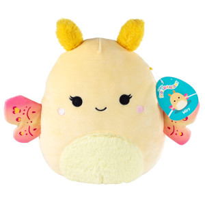 Squishmallow 10 Miry The Yellow Moth Plush - Official Kellytoy New 2023 - Cute And Soft Butterfly Stuffed Animal Toy - Great Gift For Kids