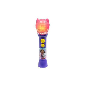 Dreamworks Gabby'S Dollhouse Toy Microphone For Kids, Musical Toy For Girls With Built-In Song, Kids Microphone Designed For Ages 3 And Up