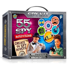 Kids Spy Kit, Explore 15 Secret Missions & Create 14 Detective Gadgets - Birthday For 7, 8,9,10 Year-Old Boy