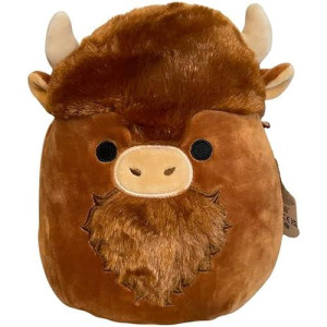 Squishmallow Official Kellytoy 14 Inch Soft Plush Squishy Toy Animals (Dunkie Highland Cow)