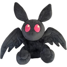 Lkmyhy Cute Mothman Plush Toy 12In Bat Plushie With Red Eyes, Goth Moth Stuffed Animals Horror Game Mothman Plush Doll Birthday For Fans Kids